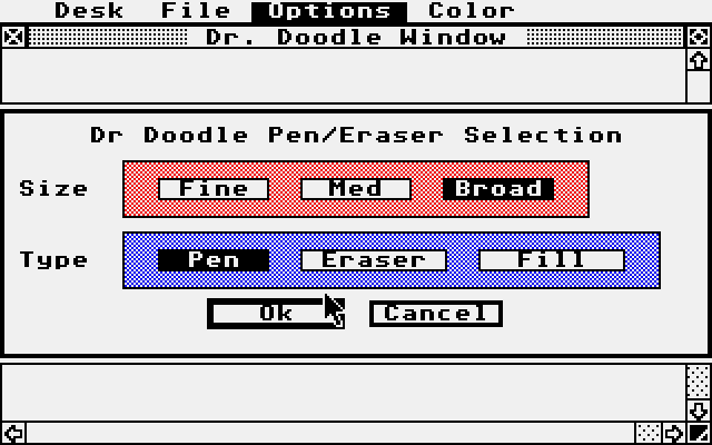 Dr Doodle atari screenshot
